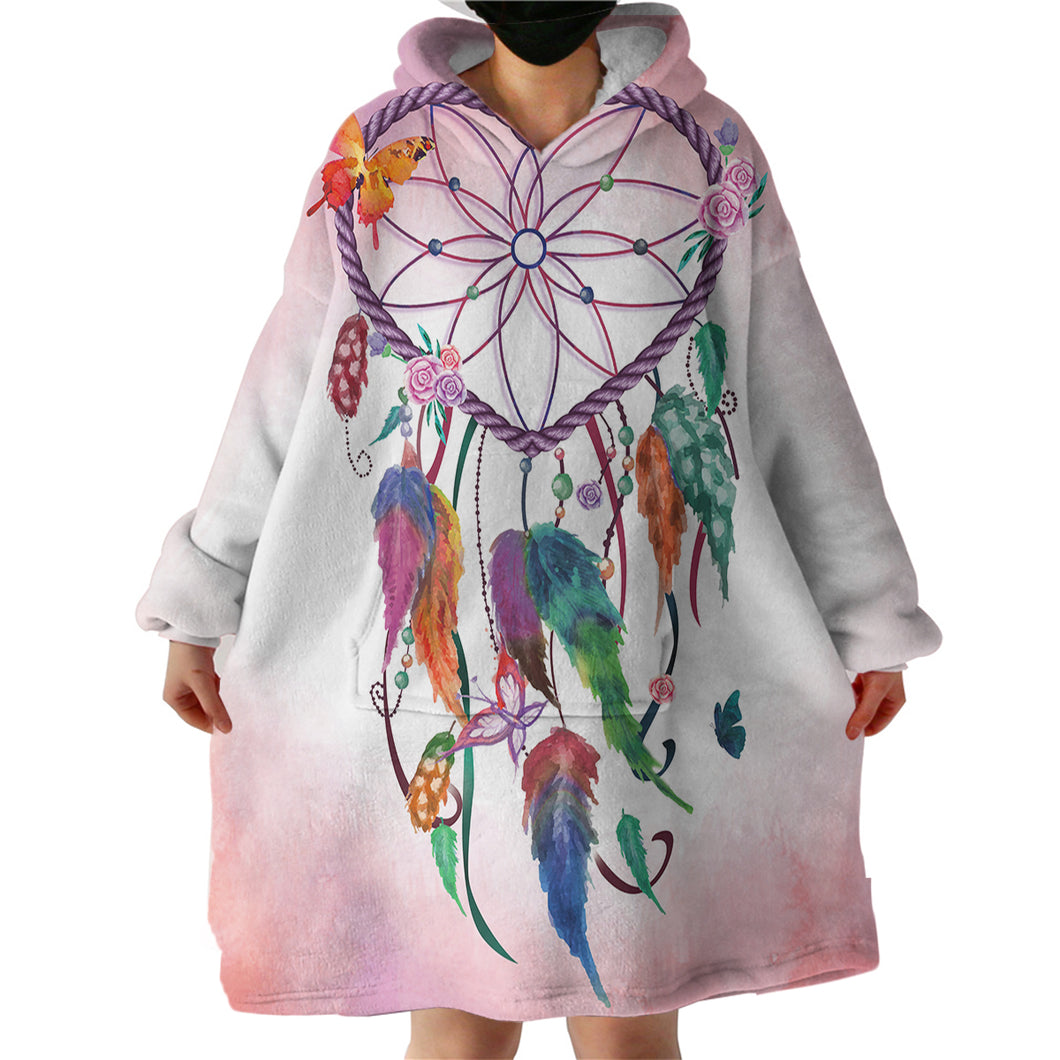 Blanket Hoodie - Heart Dreamcatcher (Made to Order)