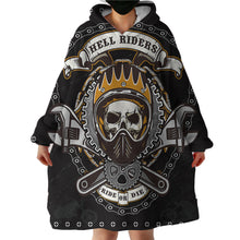 Load image into Gallery viewer, Blanket Hoodie - Hell Riders (Made to Order)