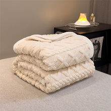 Load image into Gallery viewer, Pineapple Fleece Blanket - Khaki