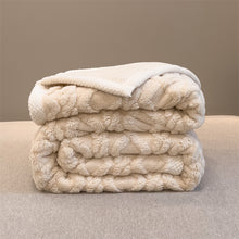 Load image into Gallery viewer, Pineapple Fleece Blanket - Khaki