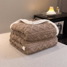 Load image into Gallery viewer, Pineapple Fleece Blanket - Coffee