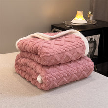 Load image into Gallery viewer, Pineapple Fleece Blanket - Pink