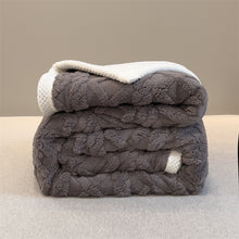 Load image into Gallery viewer, Pineapple Fleece Blanket - Charcoal