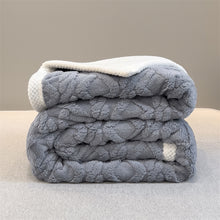 Load image into Gallery viewer, Pineapple Fleece Blanket - Grey