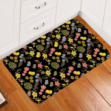 Night Garden Floor Mat