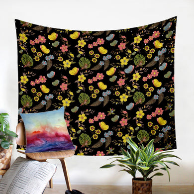Night Garden Wall Tapestry