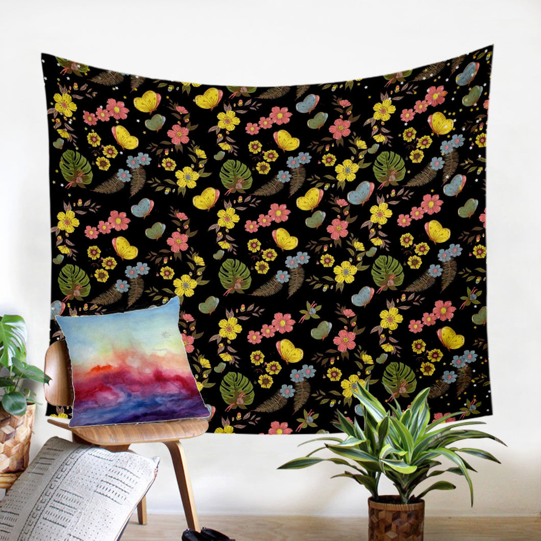 Gypsy Garden Wall Tapestry