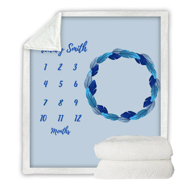 Baby Boy Months Cot Throw Blanket