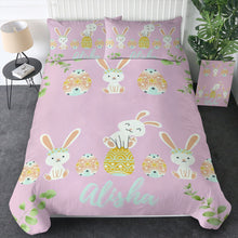 Load image into Gallery viewer, 100% Cotton - Easter Bunny Pink