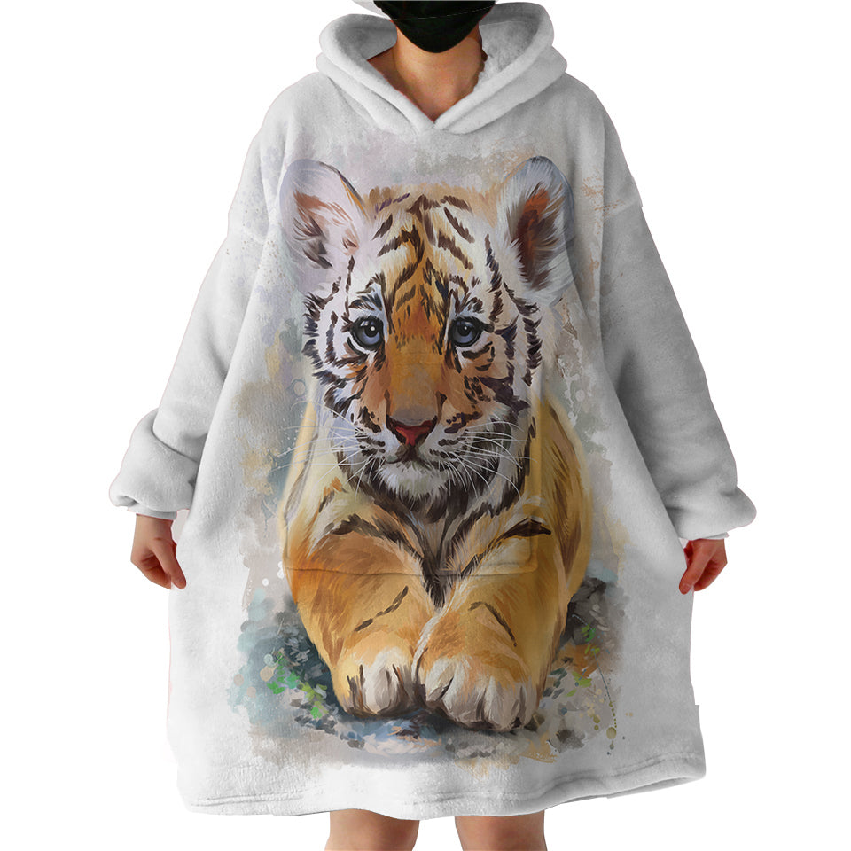 Blanket Hoodie - Little Tiger (Made to Order)