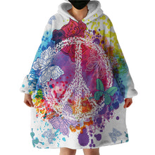 Load image into Gallery viewer, Blanket Hoodie - Peace (Made to Order)