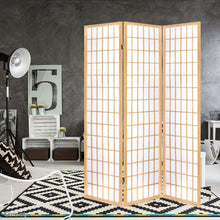 Load image into Gallery viewer, 3 Panel Wooden Room Divider - Natural