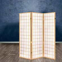 Load image into Gallery viewer, 3 Panel Wooden Room Divider - Natural