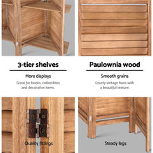 Load image into Gallery viewer, Room Divider Screen 8 Panel Privacy Dividers Shelf Wooden Timber Stand