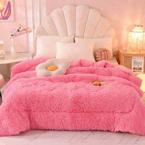 Fluffy Quilt Comforter - 4 Colours