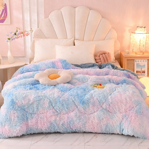 Fluffy Quilt Comforter - 4 Colours