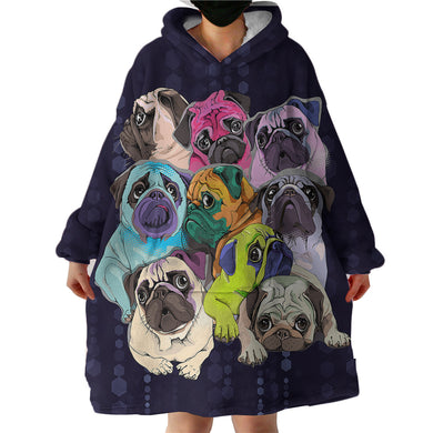 Blanket Hoodie - Bull Dog (Made to Order)