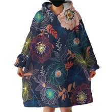 Load image into Gallery viewer, Blanket Hoodie - Flower