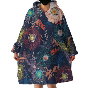Blanket Hoodie - Flower