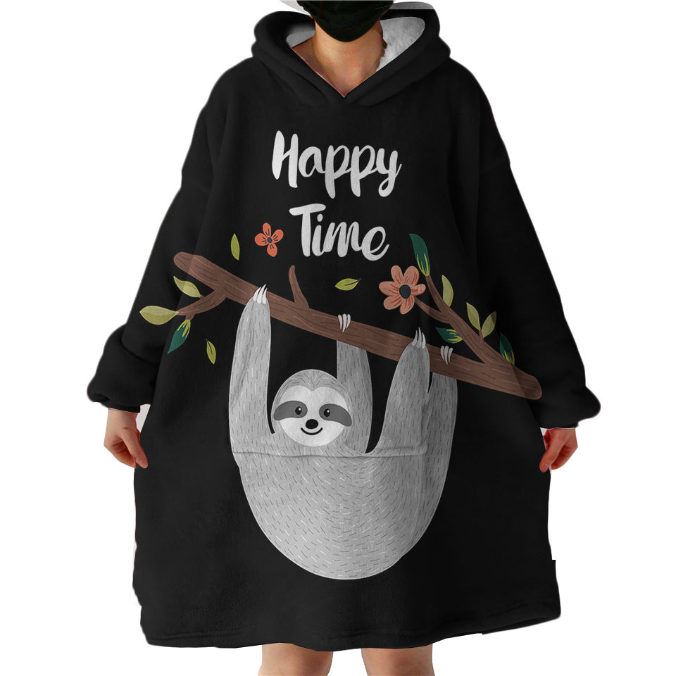 Blanket Hoodie - Sloth (Made to Order)