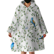 Load image into Gallery viewer, Blanket Hoodie - Birds (Made to Order)