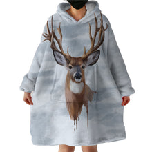 Load image into Gallery viewer, Blanket Hoodie - Deer (Made to Order)