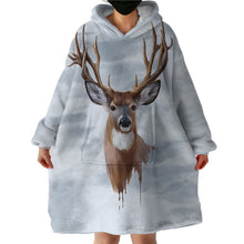 Load image into Gallery viewer, Blanket Hoodie - Deer (Made to Order)