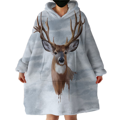 Blanket Hoodie - Deer (Made to Order)