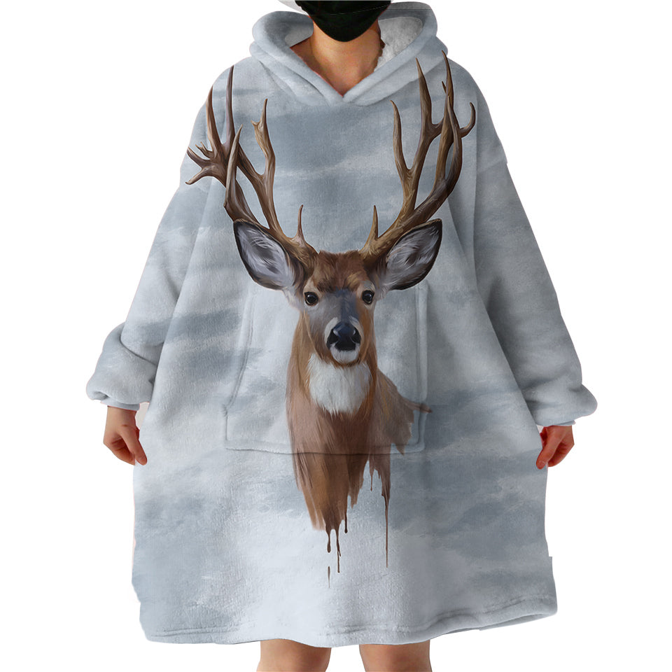Blanket Hoodie - Deer (Made to Order)