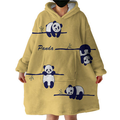 Blanket Hoodie - Panda on Tree