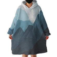 Load image into Gallery viewer, Blanket Hoodie - Cold Mountains (Made to Order)
