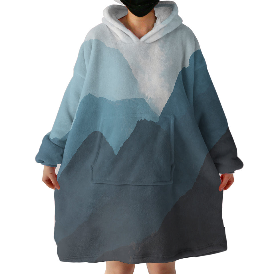 Blanket Hoodie - Cold Mountains (Made to Order)