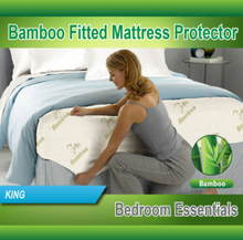 Load image into Gallery viewer, Bamboo Mattress Protector