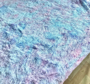 Rainbow Fluffy Blanket set with pillowcases