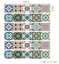 Load image into Gallery viewer, 6 Pcs Set Mosaic Stairway Sticker Tiles