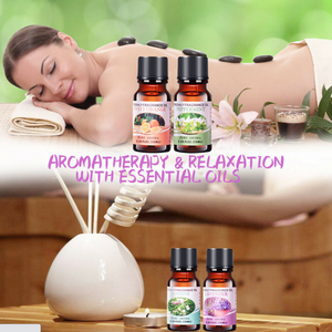 Kit of Oils for Diffuser Humidifier - 6  or 12 Fragrances or Carry Box