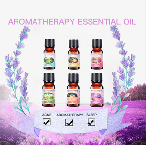 Kit of Oils for Diffuser Humidifier - 6  or 12 Fragrances or Carry Box