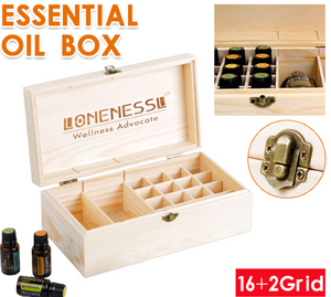Kit of Oils for Diffuser Humidifier - 6  or 12 Fragrances or Carry Box
