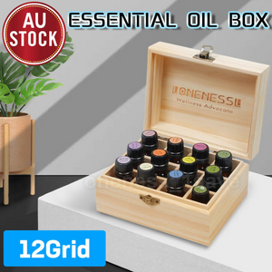 Kit of Oils for Diffuser Humidifier - 6  or 12 Fragrances or Carry Box