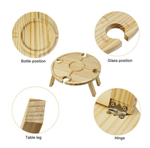 Load image into Gallery viewer, Wooden Folding Picnic Table