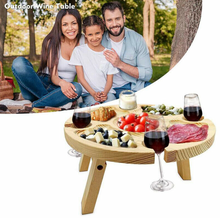 Load image into Gallery viewer, Wooden Folding Picnic Table