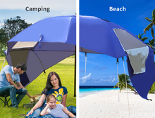 Load image into Gallery viewer, Huge Beach Umbrella UPF 50