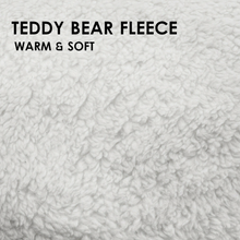 Load image into Gallery viewer, Teddy Bear Fleece Quilt Cover - Off white