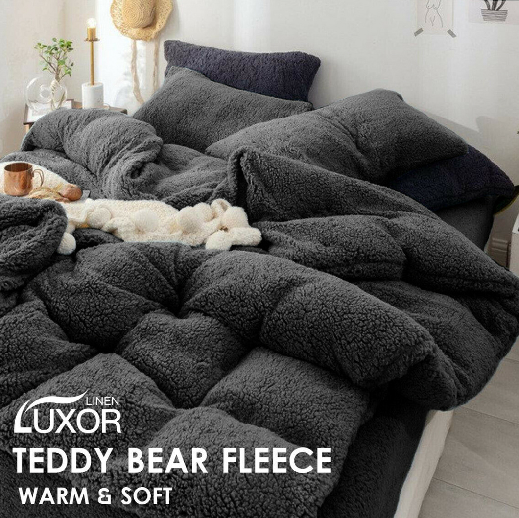 Teddy bear hotsell charcoal duvet cover