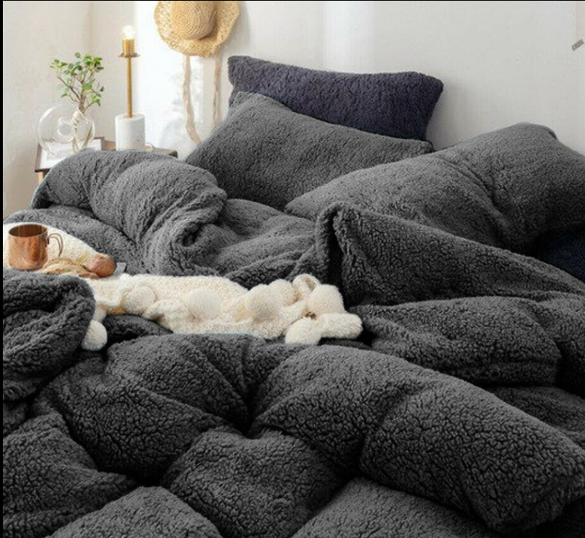 Teddy fleece quilt sale