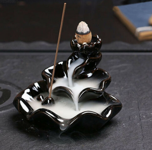 Lotus Shaped Backflow Incense Burner