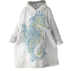 Blanket Hoodie - Seahorse