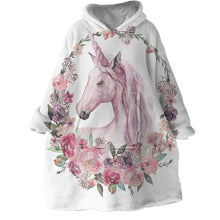 Load image into Gallery viewer, Blanket Hoodie - Unicorn Boho (Made to Order)