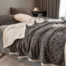 Load image into Gallery viewer, Pineapple Fleece Blanket - Charcoal