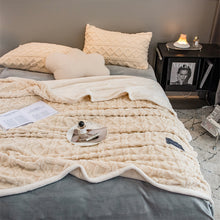 Load image into Gallery viewer, Pineapple Fleece Blanket - Khaki